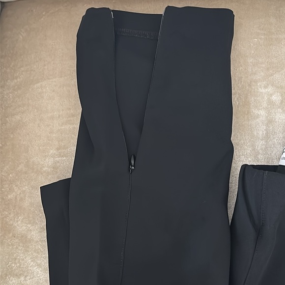 $295 SPRWMN Los Angeles Ankle Zipper Satin Finish Leggings in Black Small - Picture 5 of 7